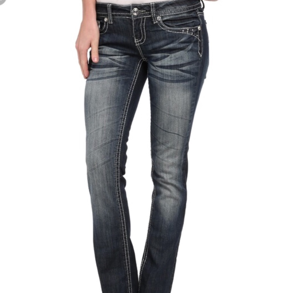 ANONAME Dark Denim Bootcut Jeans